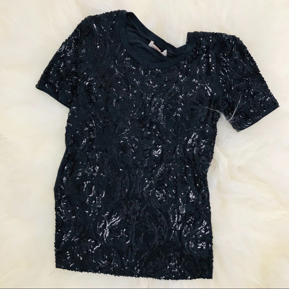 Tory Burch Embellished Knit Top